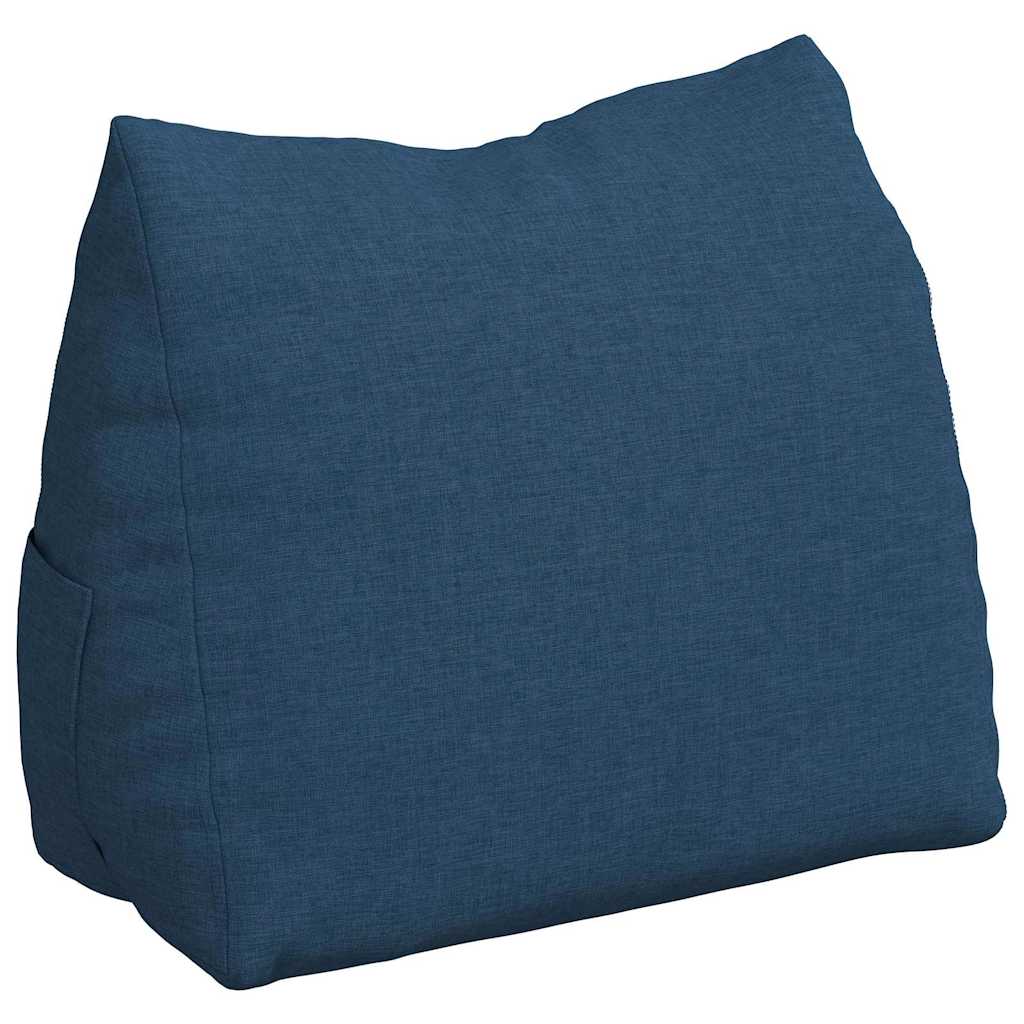 vidaXL Poduszka na plecy Niebieski 45 x 20 x 35 cm tkanina