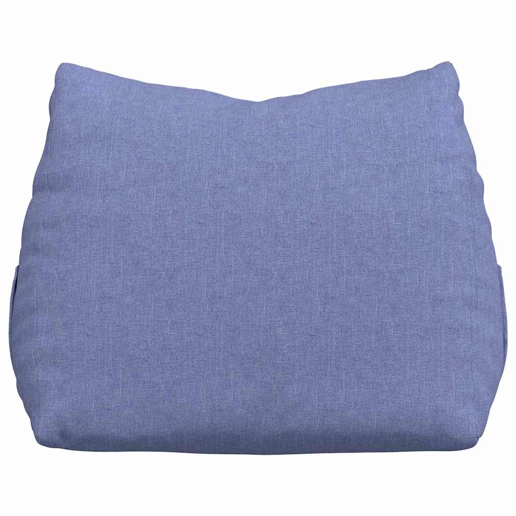 vidaXL Poduszka na plecy Niebieski dżins 45 x 20 x 35 cm tkanina