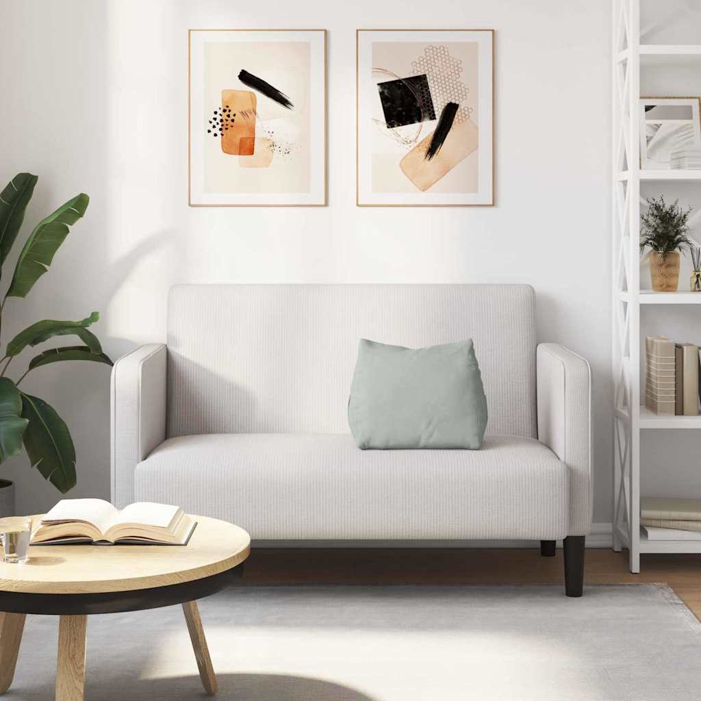 vidaXL Poduszka na plecy Jasnoszary 45 x 20 x 35 cm Tkanina sztruksowa