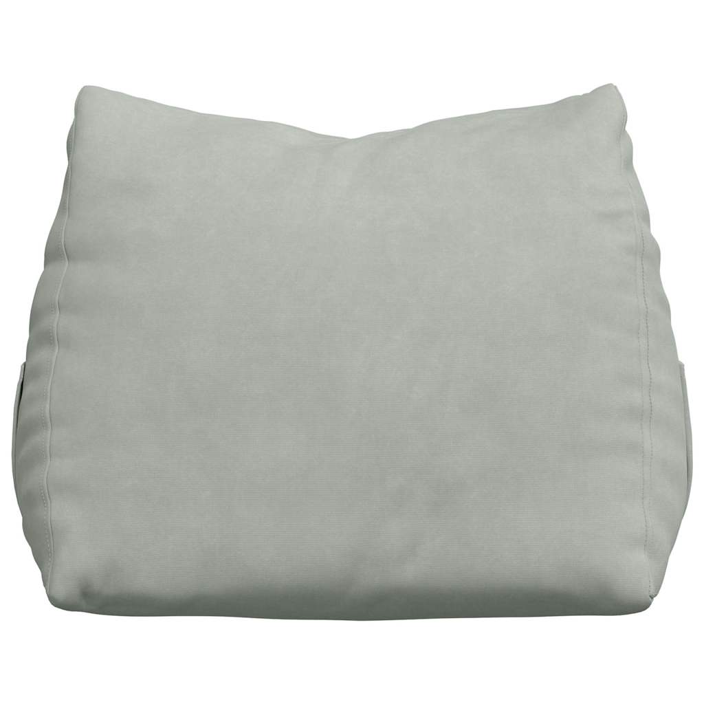 vidaXL Poduszka na plecy Jasnoszary 45 x 20 x 35 cm Tkanina sztruksowa