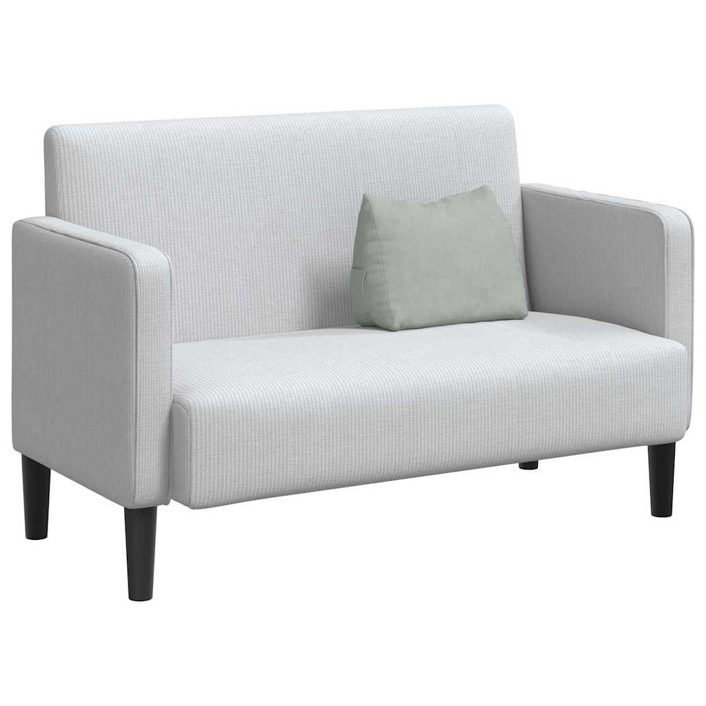 vidaXL Poduszka na plecy Jasnoszary 45 x 20 x 35 cm Tkanina sztruksowa
