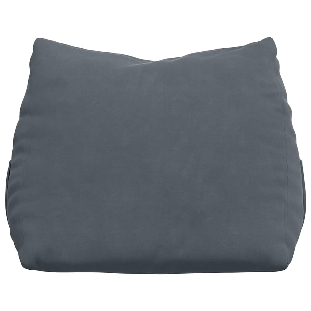 vidaXL Poduszka na plecy Ciemnoszary 45 x 20 x 35 cm