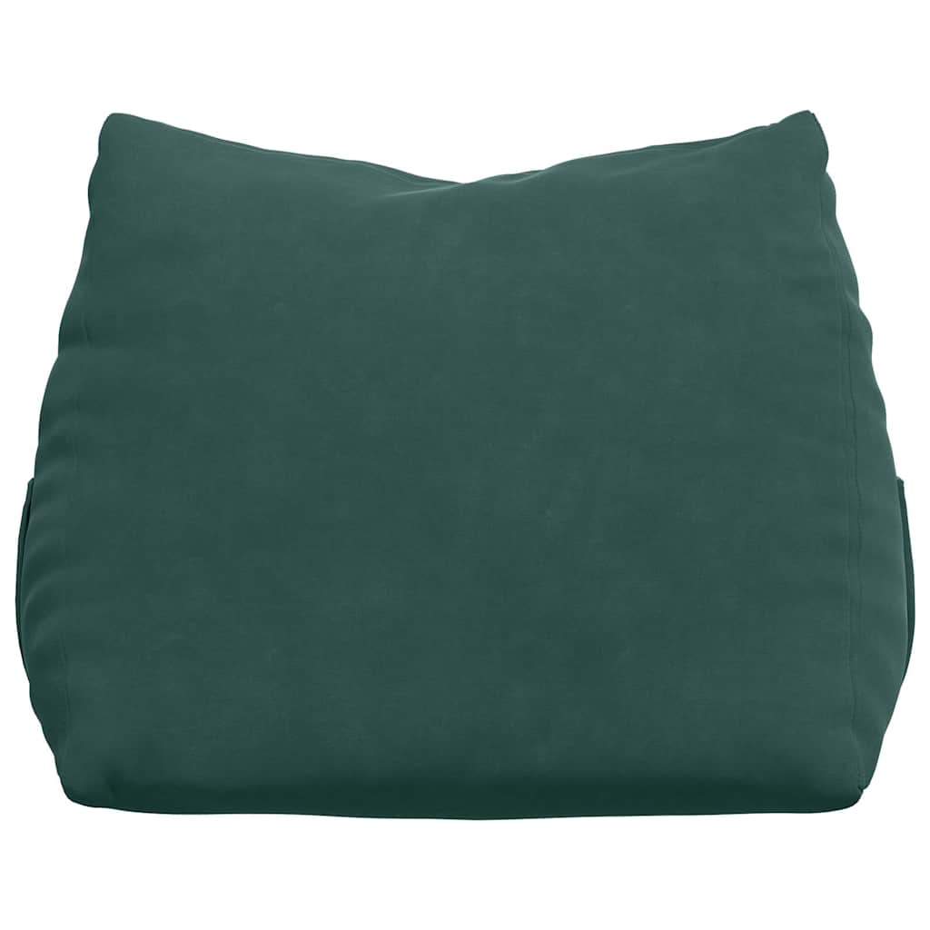 vidaXL Poduszka na plecy Ciemna zieleń 45 x 20 x 35 cm