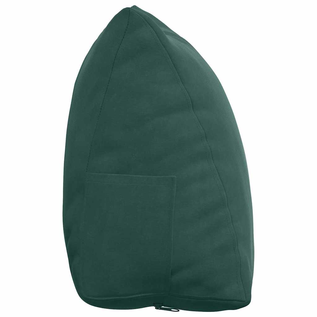 vidaXL Poduszka na plecy Ciemna zieleń 45 x 20 x 35 cm