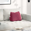 vidaXL Poduszka na plecy Czerwone wino 45 x 20 x 35 cm