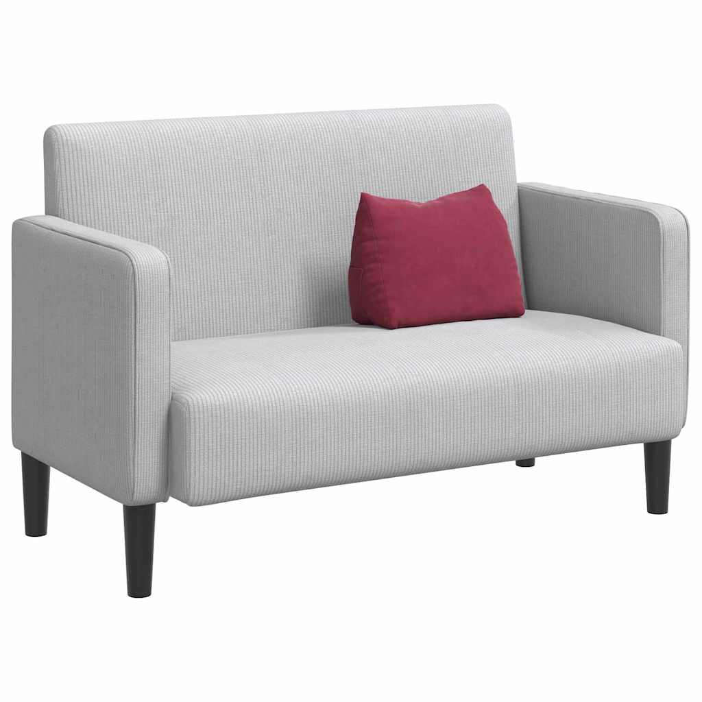 vidaXL Poduszka na plecy Czerwone wino 45 x 20 x 35 cm