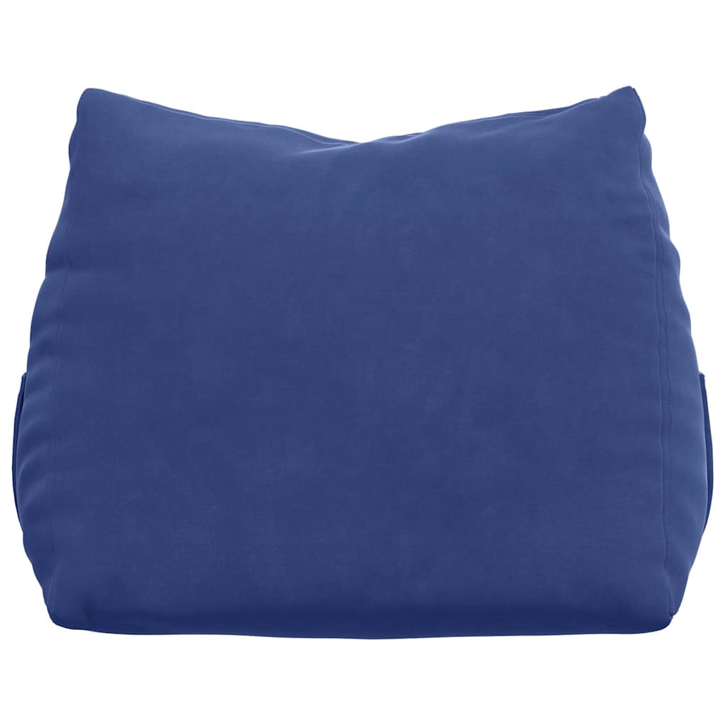 vidaXL Poduszka na plecy Niebieski policyjny 45 x 20 x 35 cm