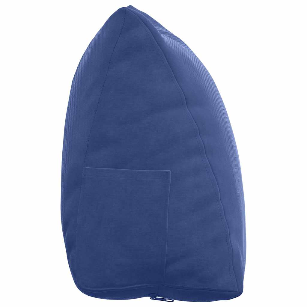 vidaXL Poduszka na plecy Niebieski policyjny 45 x 20 x 35 cm