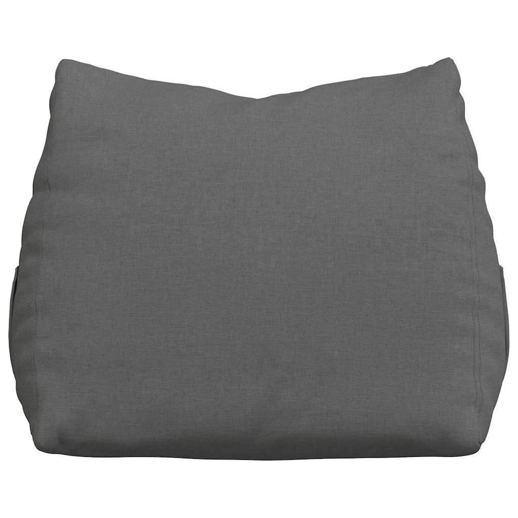 vidaXL Poduszka na plecy Ciemnoszary 60 x 20 x 50 cm tkanina