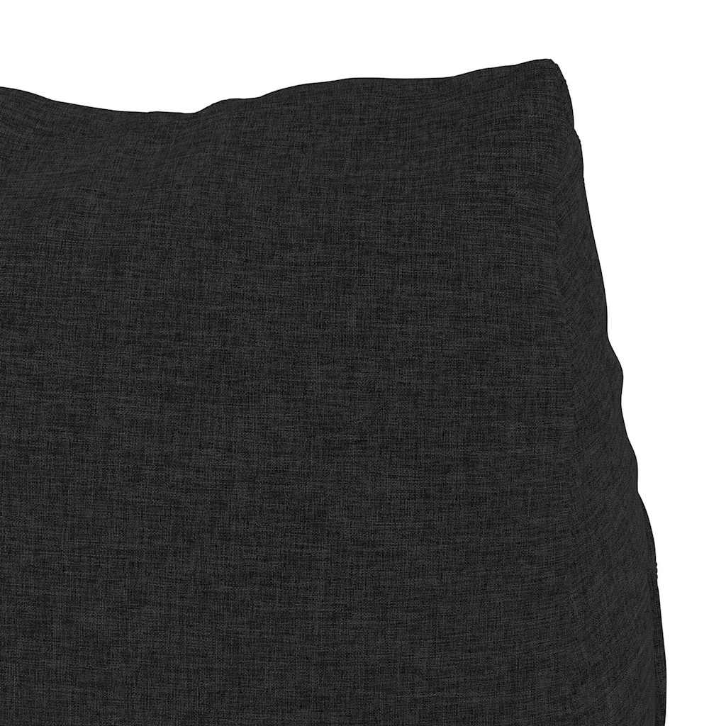 vidaXL Poduszka na plecy Czarny 60 x 20 x 50 cm tkanina