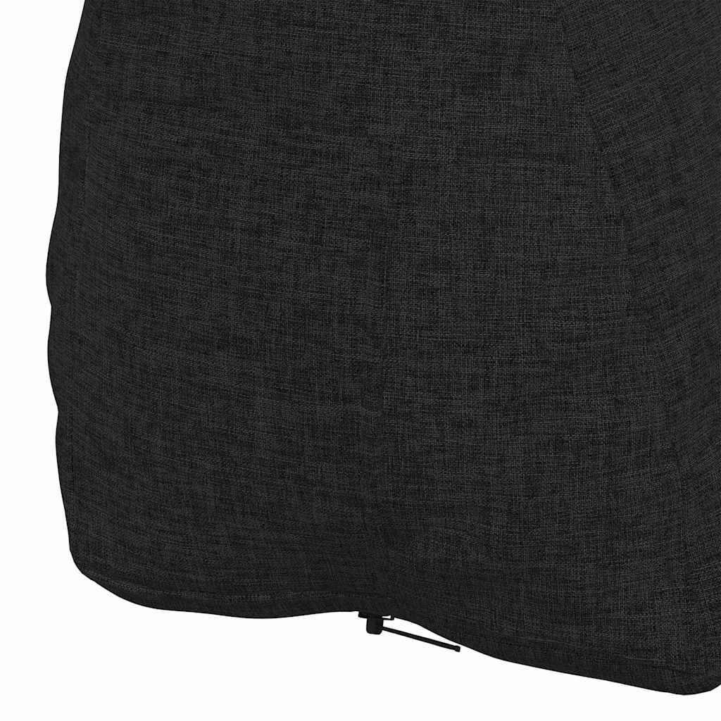 vidaXL Poduszka na plecy Czarny 60 x 20 x 50 cm tkanina