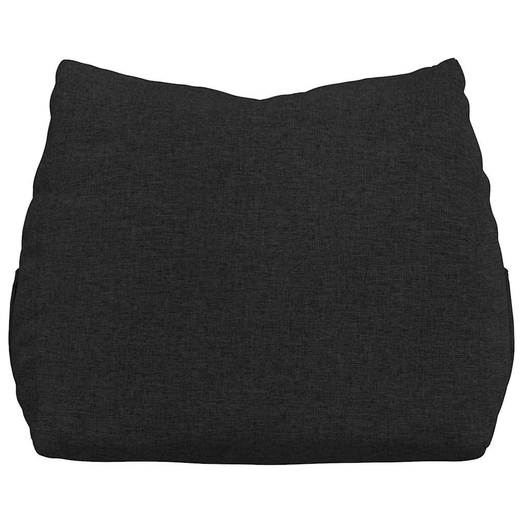 vidaXL Poduszka na plecy Czarny 60 x 20 x 50 cm tkanina