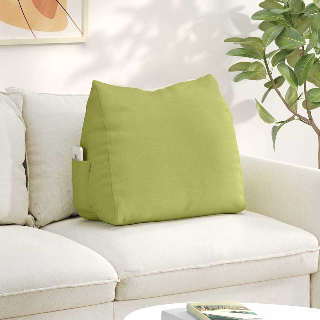 vidaXL Poduszka na plecy Jasnozielony 60 x 20 x 50 cm tkanina
