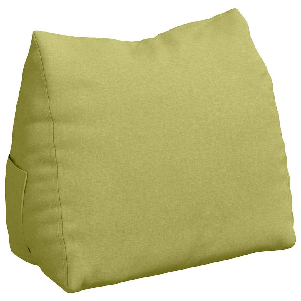 vidaXL Poduszka na plecy Jasnozielony 60 x 20 x 50 cm tkanina