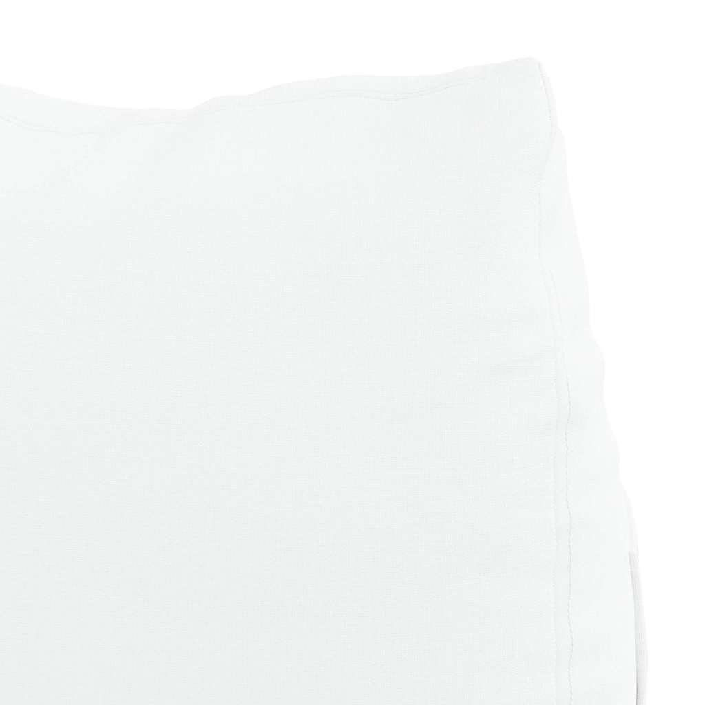 vidaXL Poduszka na plecy Biały 60 x 20 x 50 cm tkanina