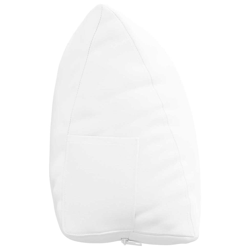 vidaXL Poduszka na plecy Biały 60 x 20 x 50 cm tkanina