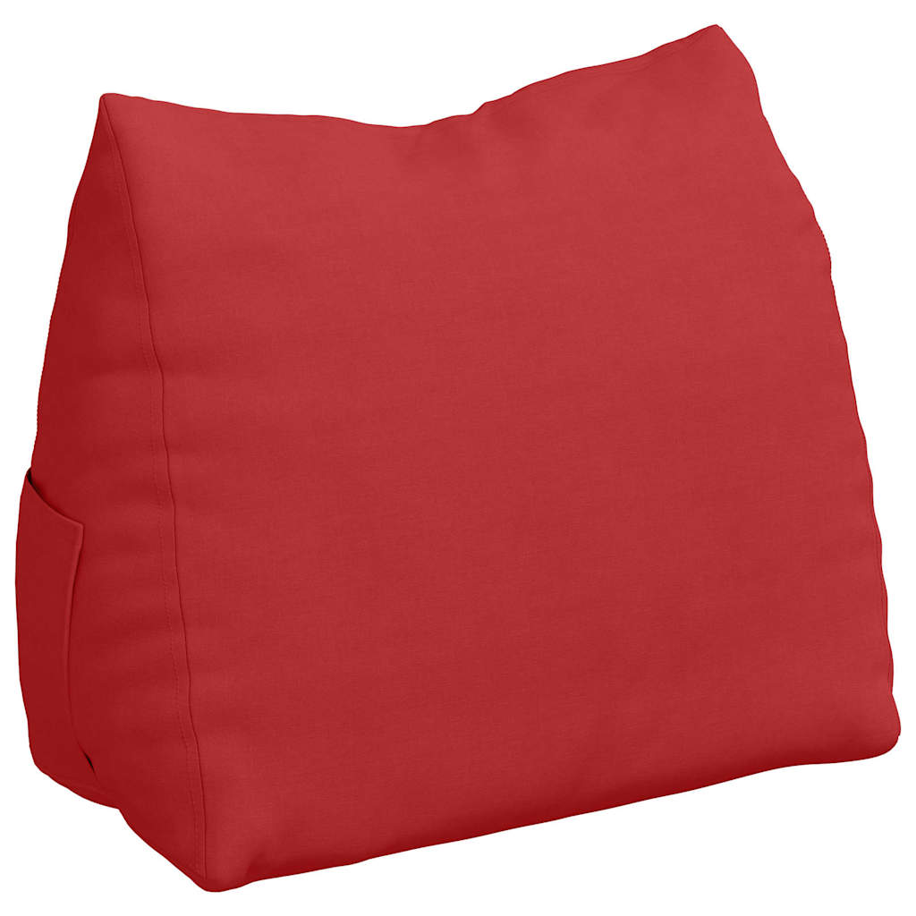 vidaXL Poduszka na plecy Czerwony 60 x 20 x 50 cm tkanina