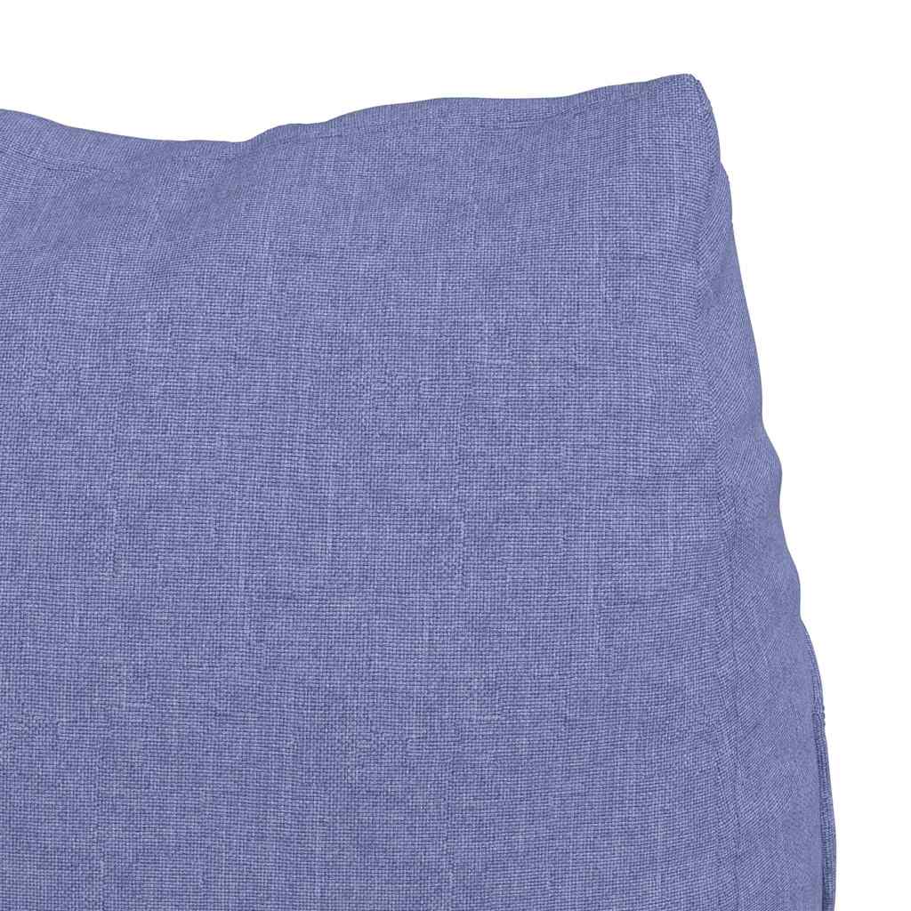 vidaXL Poduszka na plecy Niebieski dżins 60 x 20 x 50 cm tkanina