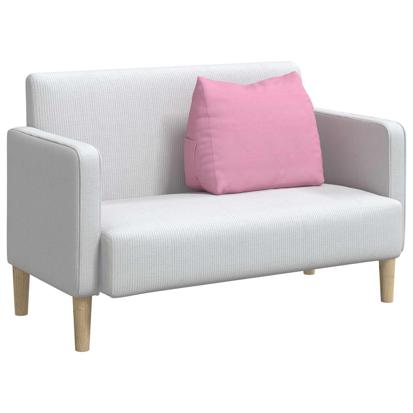 vidaXL Poduszka na plecy Różowy 60 x 20 x 50 cm tkanina