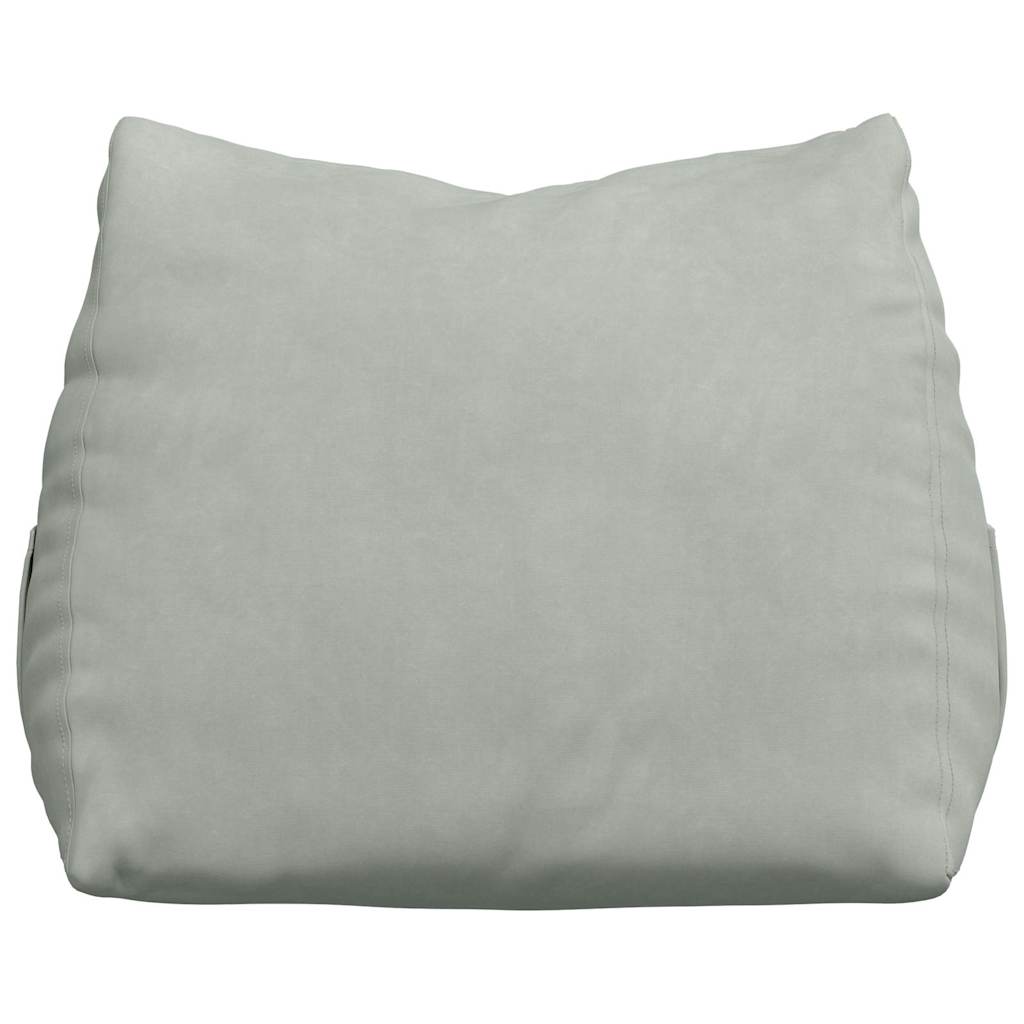 vidaXL Poduszka na plecy Jasnoszary 60 x 20 x 50 cm Tkanina sztruksowa