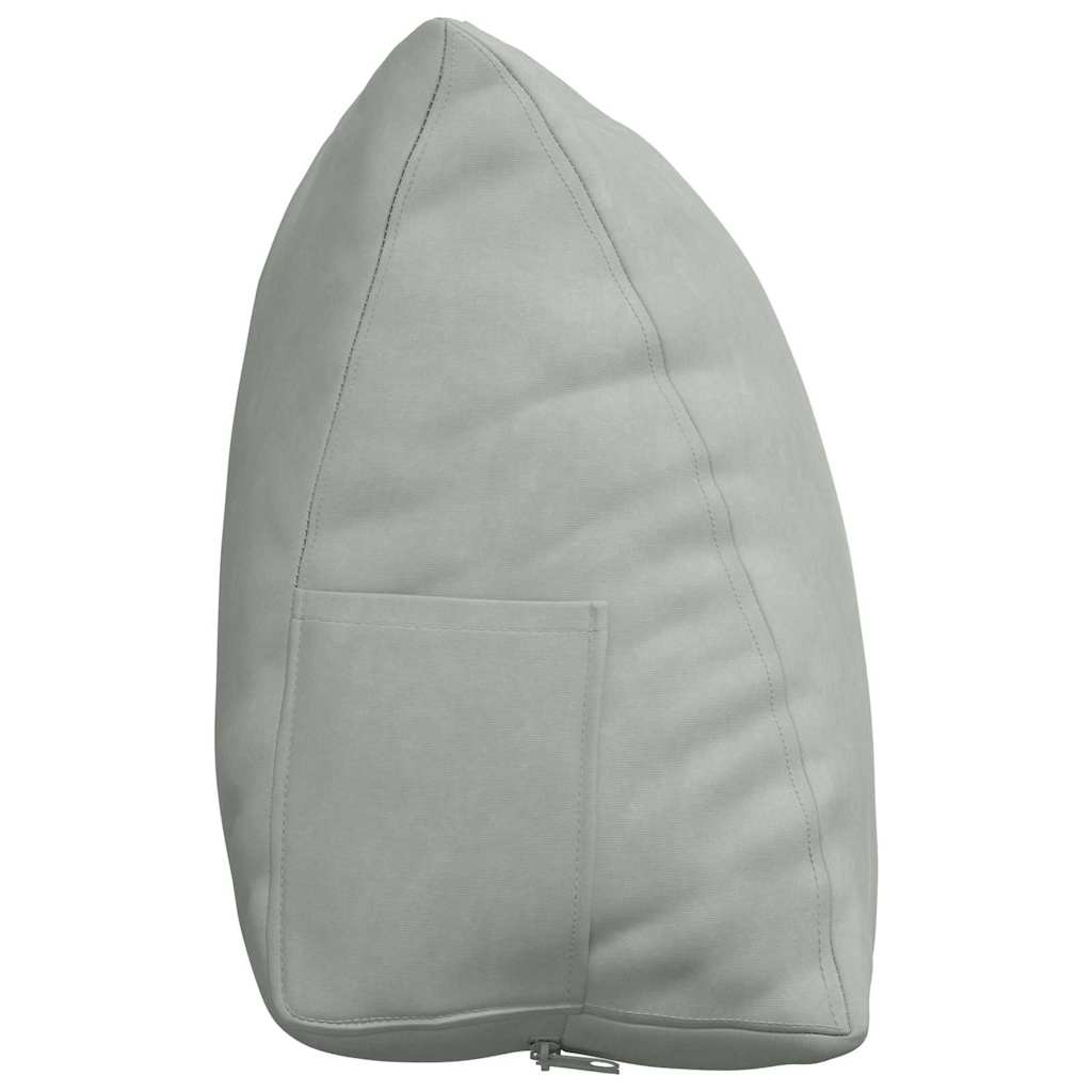 vidaXL Poduszka na plecy Jasnoszary 60 x 20 x 50 cm Tkanina sztruksowa