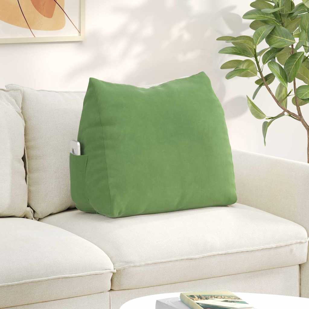 vidaXL Poduszka na plecy Jasnozielony 60 x 20 x 50 cm