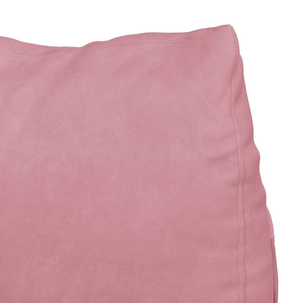 vidaXL Poduszka na plecy Różowy 60 x 20 x 50 cm Tkanina sztruksowa