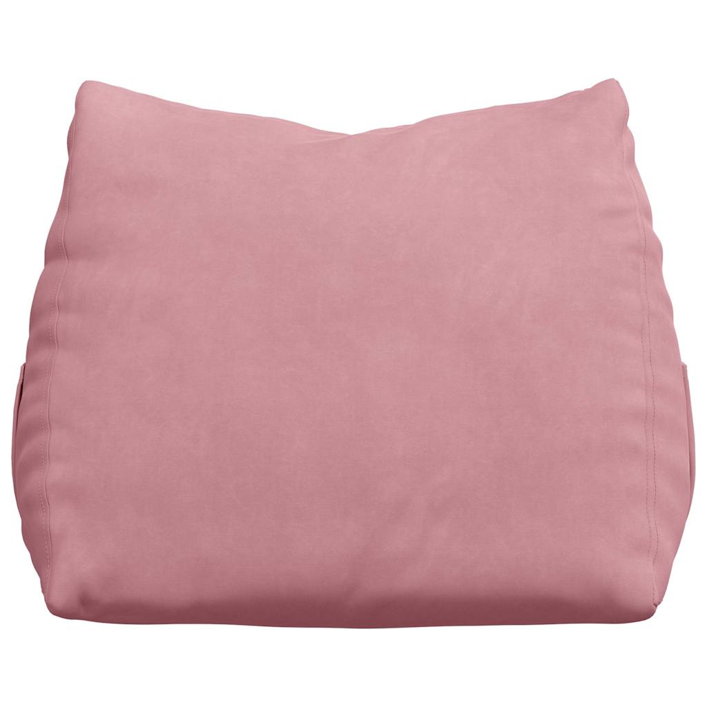vidaXL Poduszka na plecy Różowy 60 x 20 x 50 cm Tkanina sztruksowa