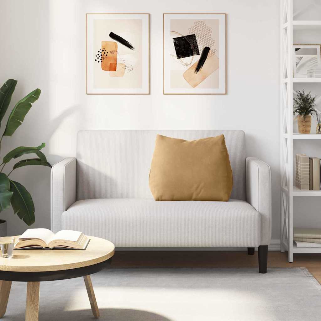 vidaXL Poduszka na plecy Brązowy 60 x 20 x 50 cm Tkanina sztruksowa