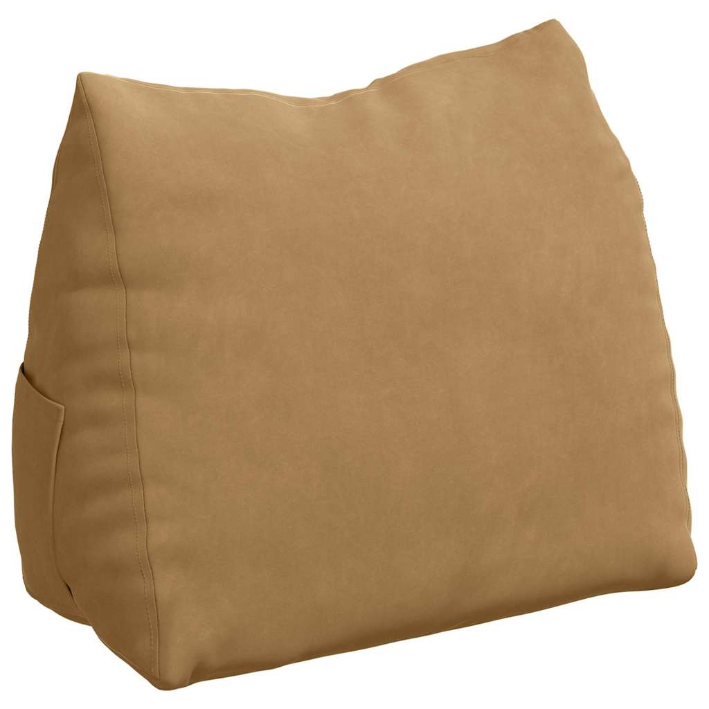 vidaXL Poduszka na plecy Brązowy 60 x 20 x 50 cm Tkanina sztruksowa