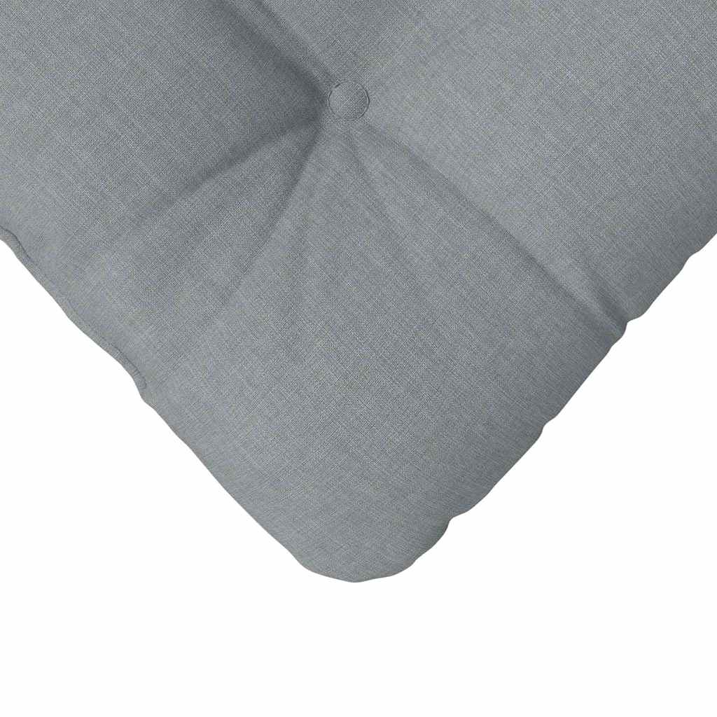 vidaXL Poduszki na siedziska 4 pcs Jasnoszary 40 x 40 x 12 cm tkanina