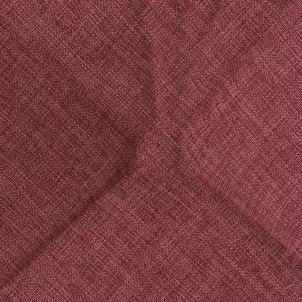 vidaXL Poduszki na siedziska 4 pcs Czerwone wino 40 x 40 x 12 cm