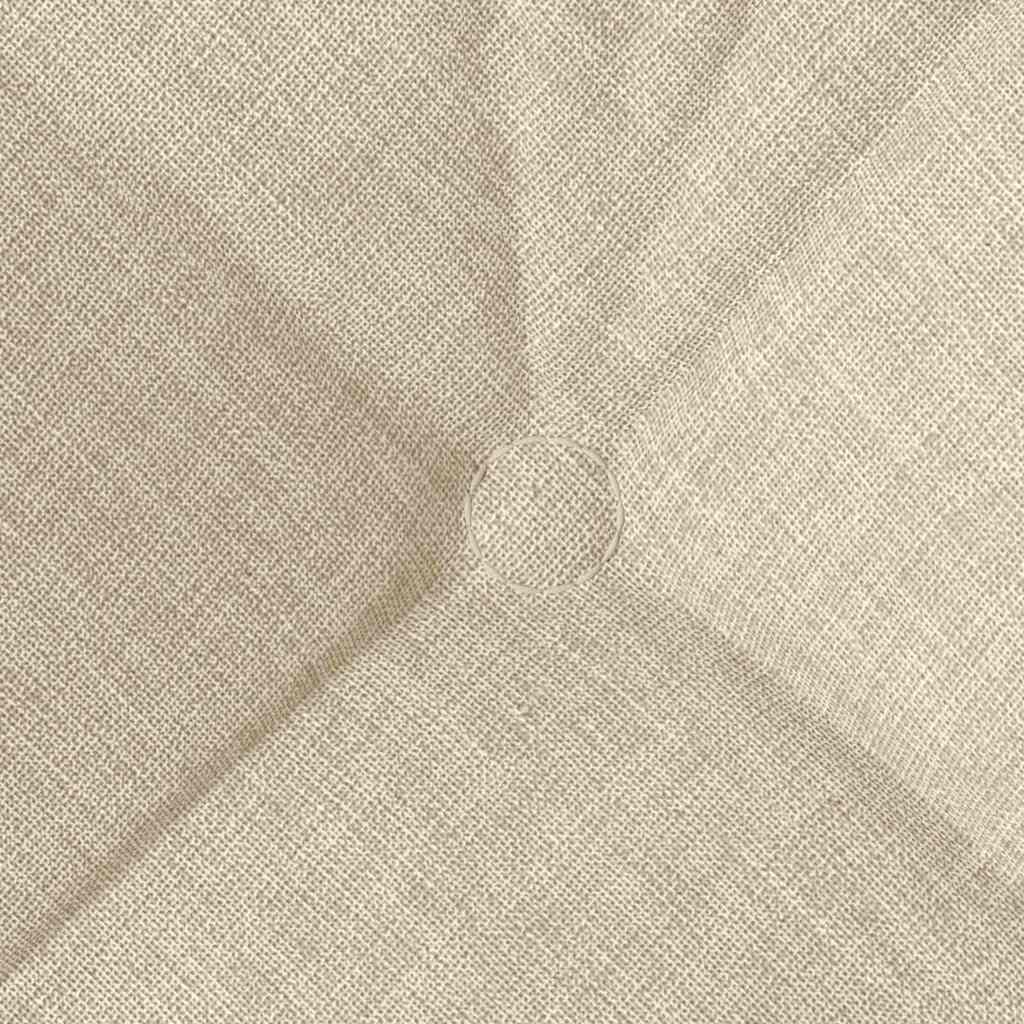 vidaXL Poduszki na siedziska 4 pcs Kremowy 40 x 40 x 12 cm tkanina