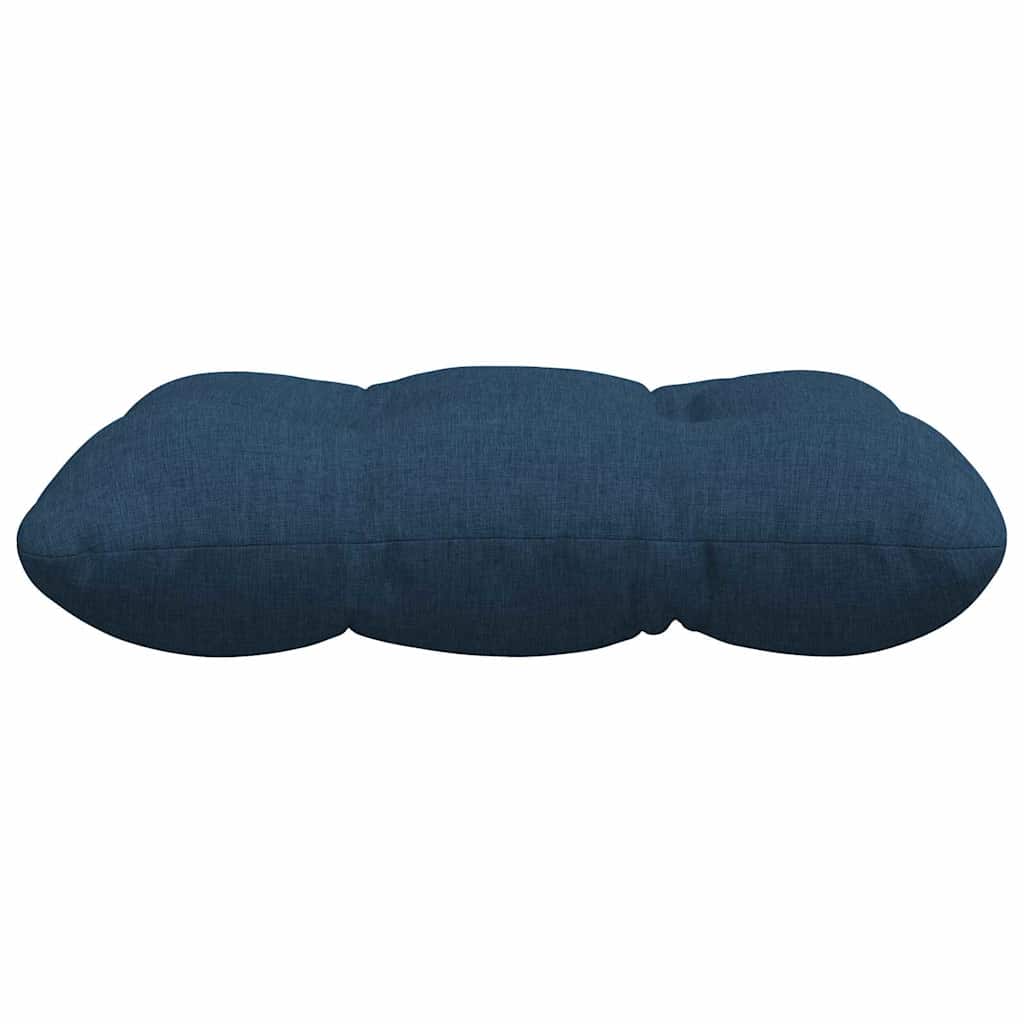 vidaXL Poduszki na siedziska 4 pcs Niebieski 40 x 40 x 12 cm tkanina