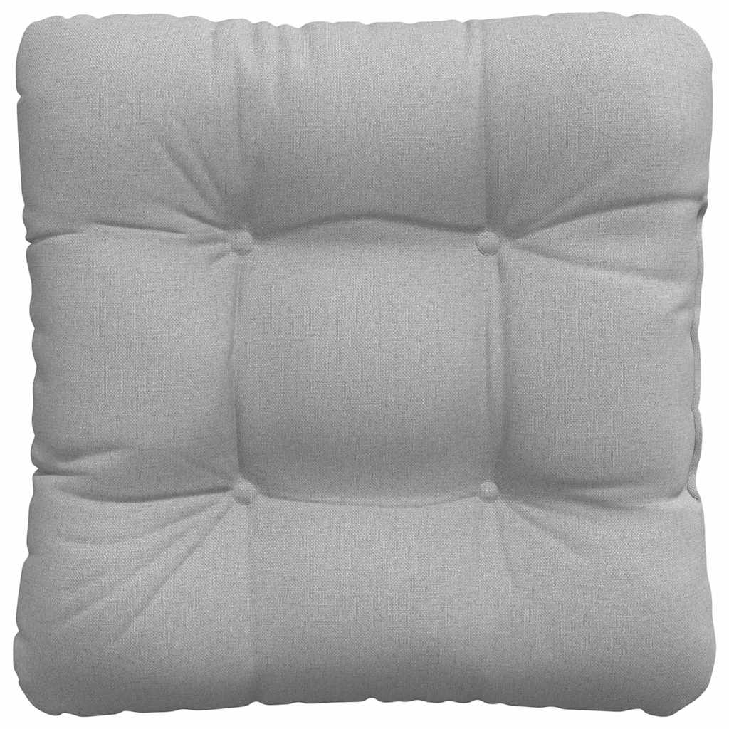 vidaXL Poduszki na siedziska 4 pcs Szary chmur 40 x 40 x 12 cm tkanina