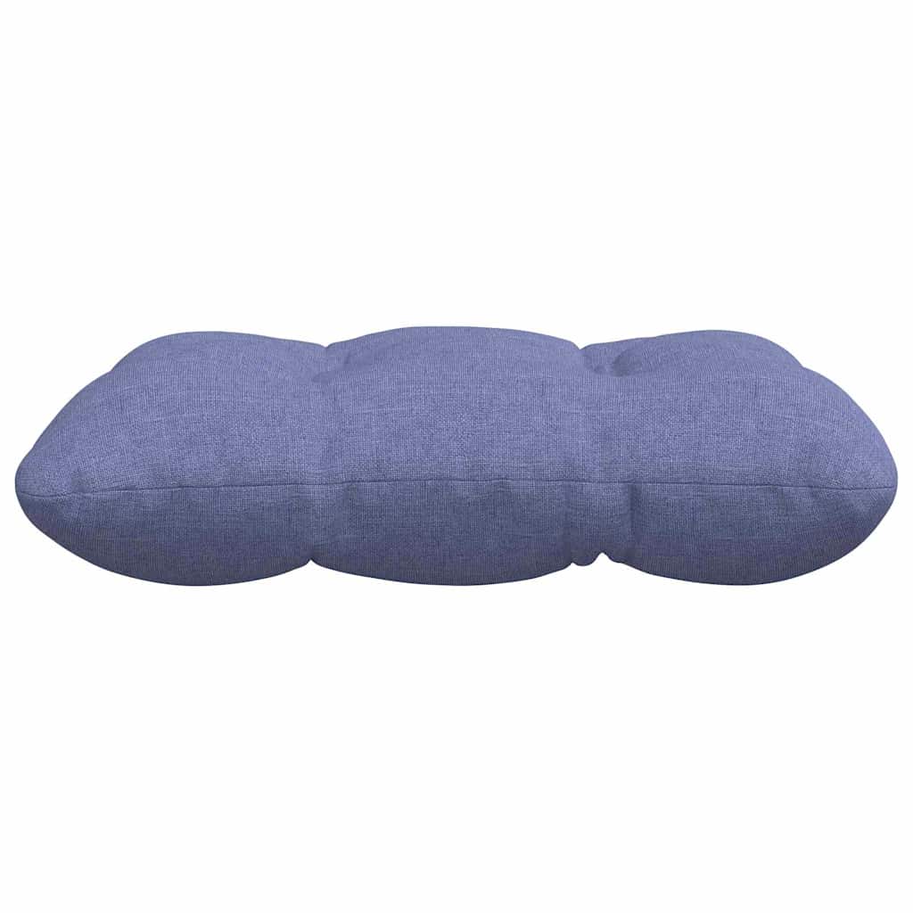 vidaXL Poduszki na siedziska 4 pcs Niebieski dżins 40 x 40 x 12 cm