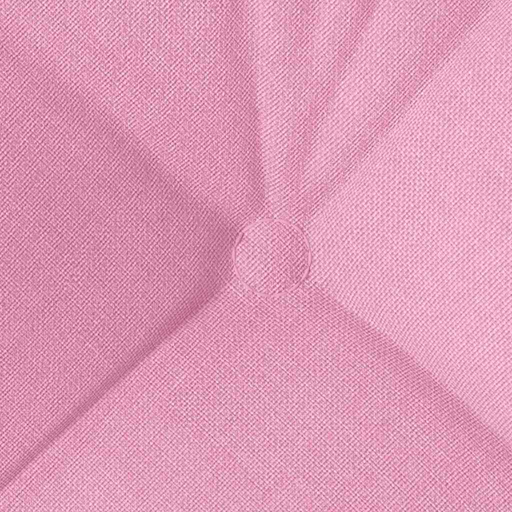 vidaXL Poduszki na siedziska 4 pcs Różowy 40 x 40 x 12 cm tkanina