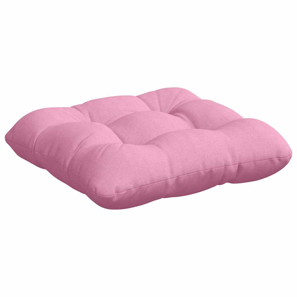 vidaXL Poduszki na siedziska 4 pcs Różowy 40 x 40 x 12 cm tkanina