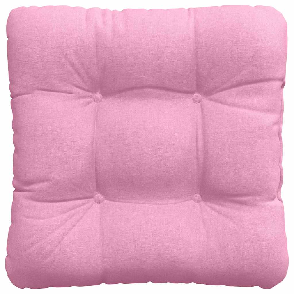vidaXL Poduszki na siedziska 4 pcs Różowy 40 x 40 x 12 cm tkanina
