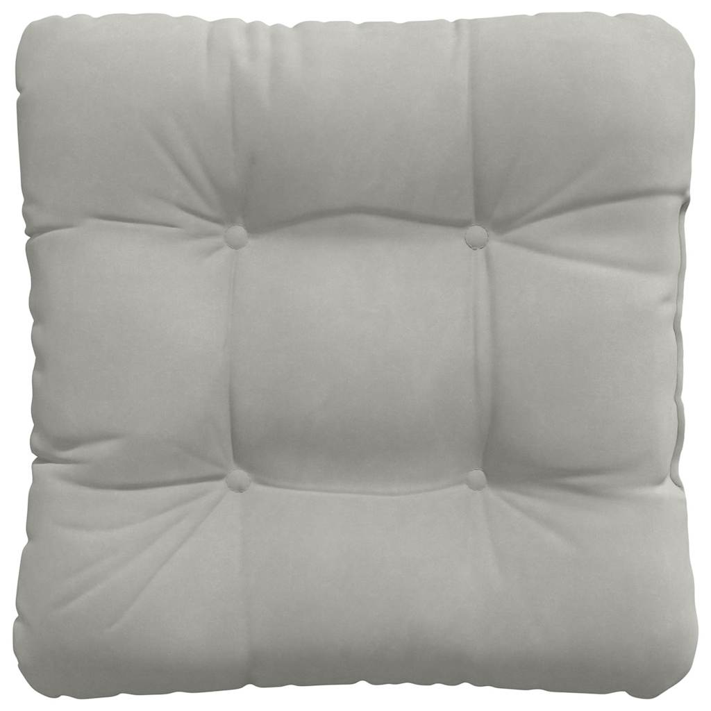 vidaXL Poduszki na siedziska 4 pcs Jasnoszary 40 x 40 cm