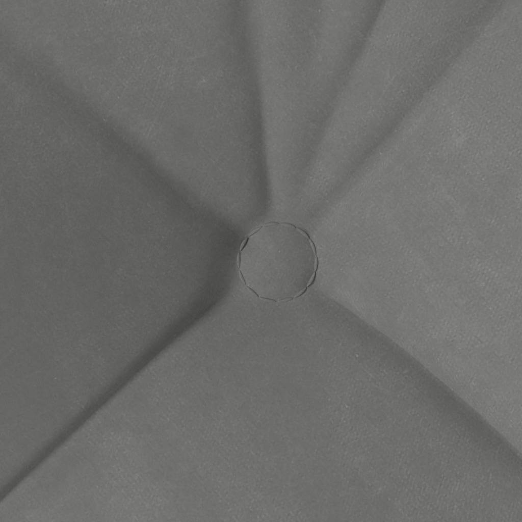 vidaXL Poduszki na siedziska 4 pcs Ciemnoszary 40 x 40 cm