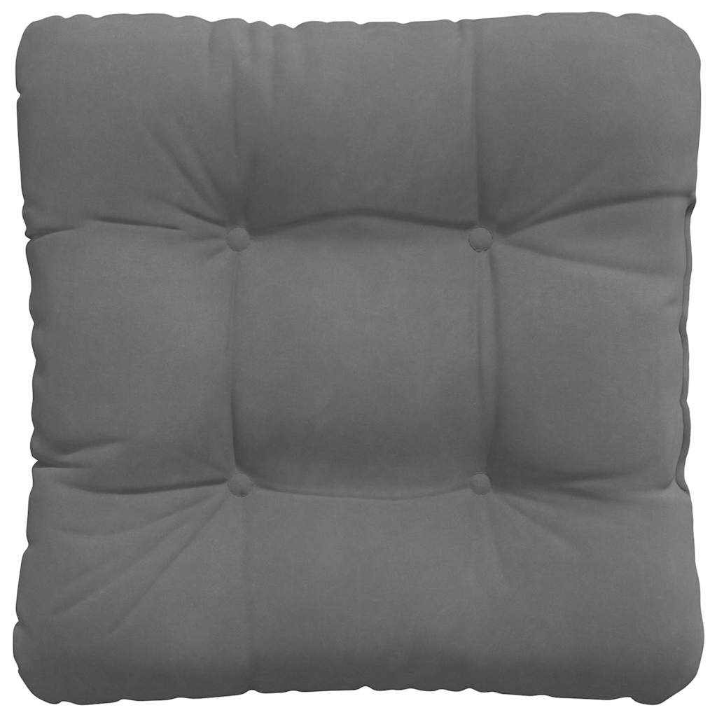 vidaXL Poduszki na siedziska 4 pcs Ciemnoszary 40 x 40 cm