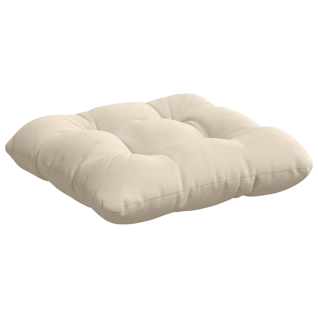 vidaXL Poduszki na siedziska 4 pcs Beżowy 40 x 40 cm
