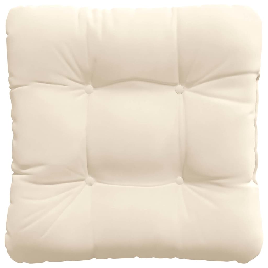 vidaXL Poduszki na siedziska 4 pcs Beżowy 40 x 40 cm