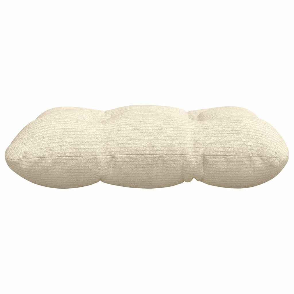 vidaXL Poduszki na siedziska 4 pcs Kremowy 40 x 40 cm