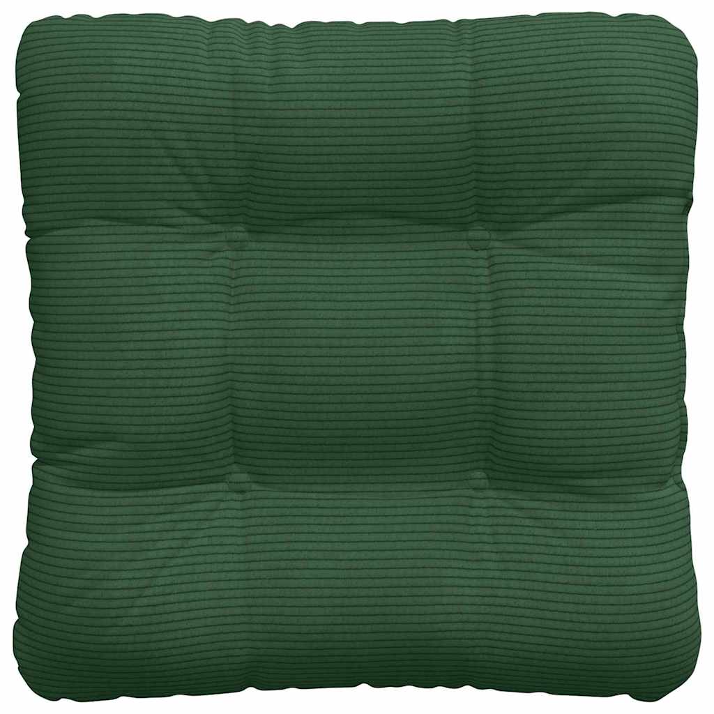 vidaXL Poduszki na siedziska 4 pcs Ciemna zieleń 40 x 40 cm
