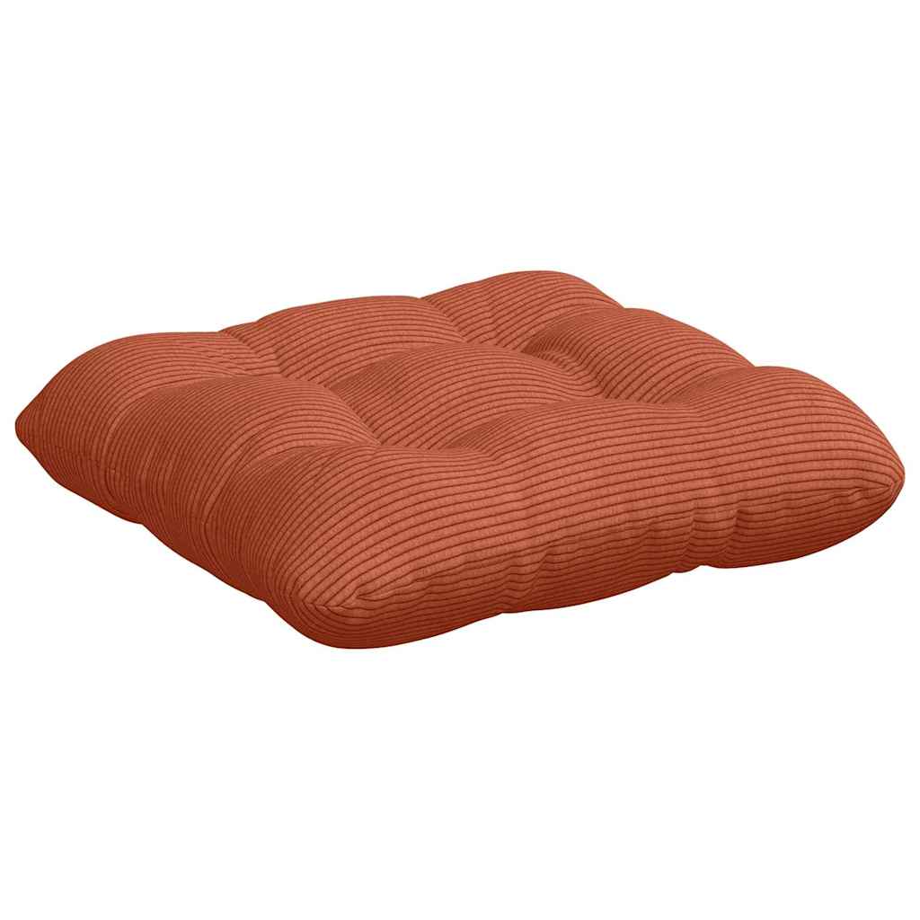 vidaXL Poduszki na siedziska 4 pcs Czerwono-pomarańczowy 40 x 40 cm