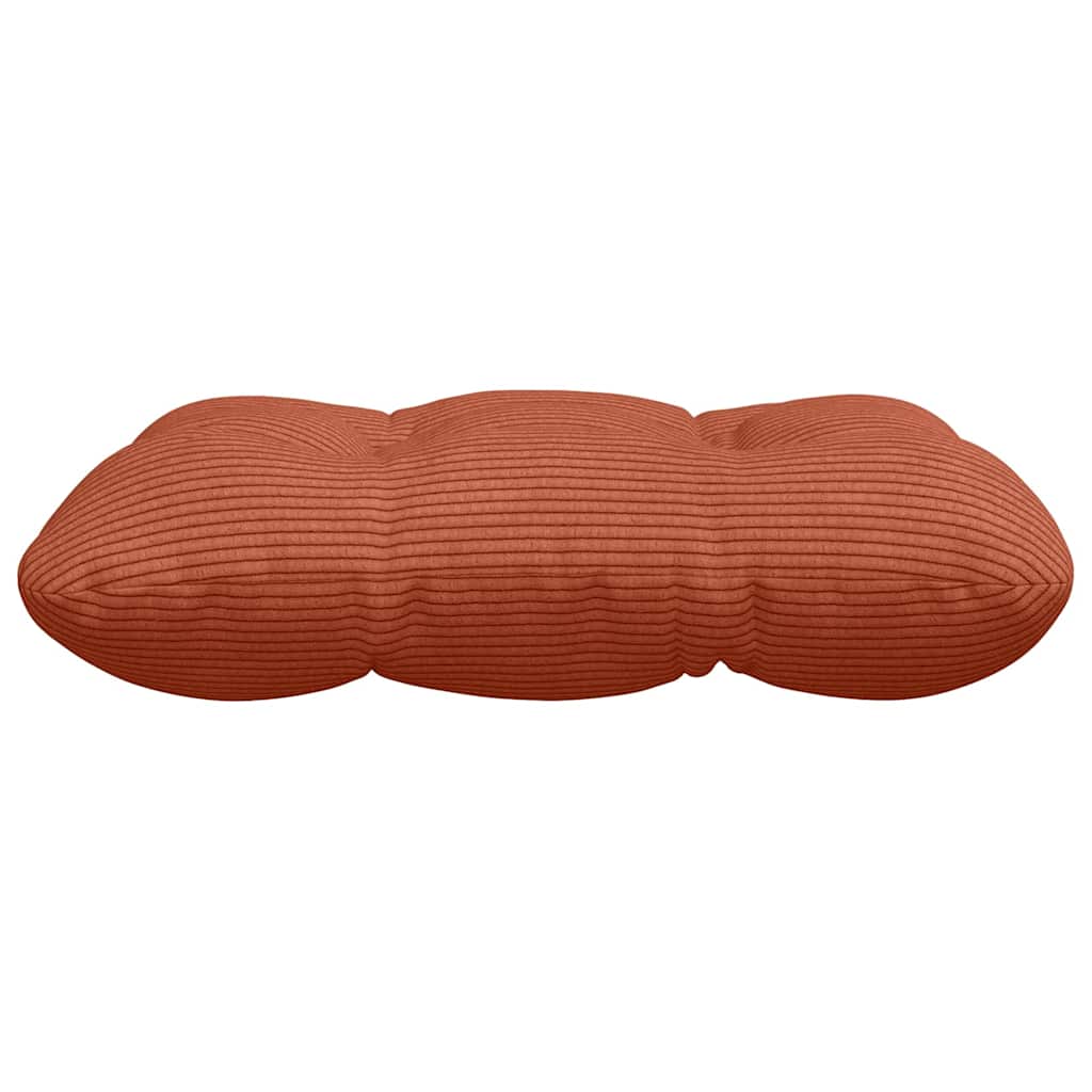 vidaXL Poduszki na siedziska 4 pcs Czerwono-pomarańczowy 40 x 40 cm