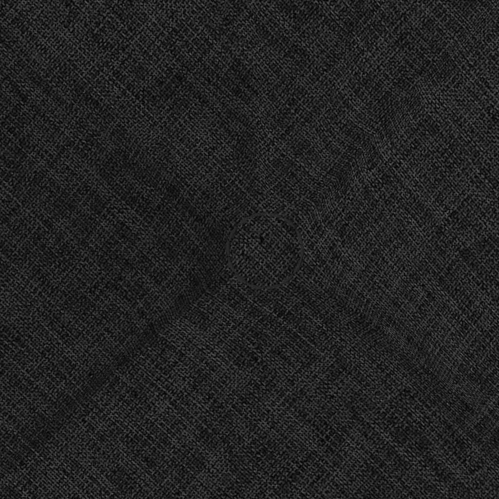 vidaXL Poduszki na siedziska 4 pcs Czarny 45 x 45 x 12 cm tkanina