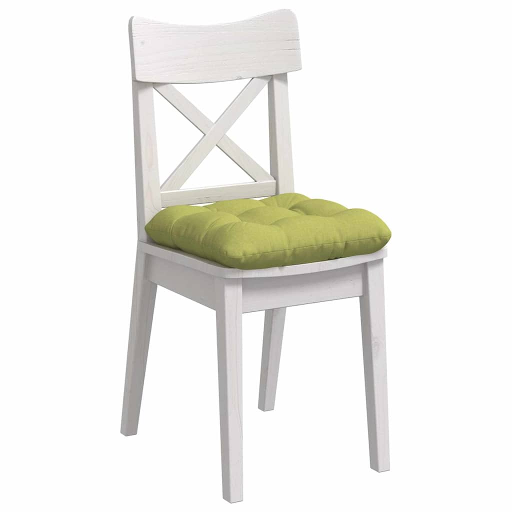 vidaXL Poduszki na siedziska 4 pcs Jasnozielony 45 x 45 x 12 cm
